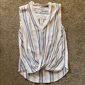 Striped Work Top